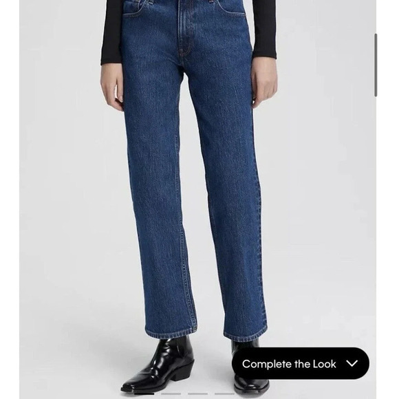 calvin klein 90s Low Rise Straight Jean Size 30 casual denim fall classic $200 - Picture 1 of 7